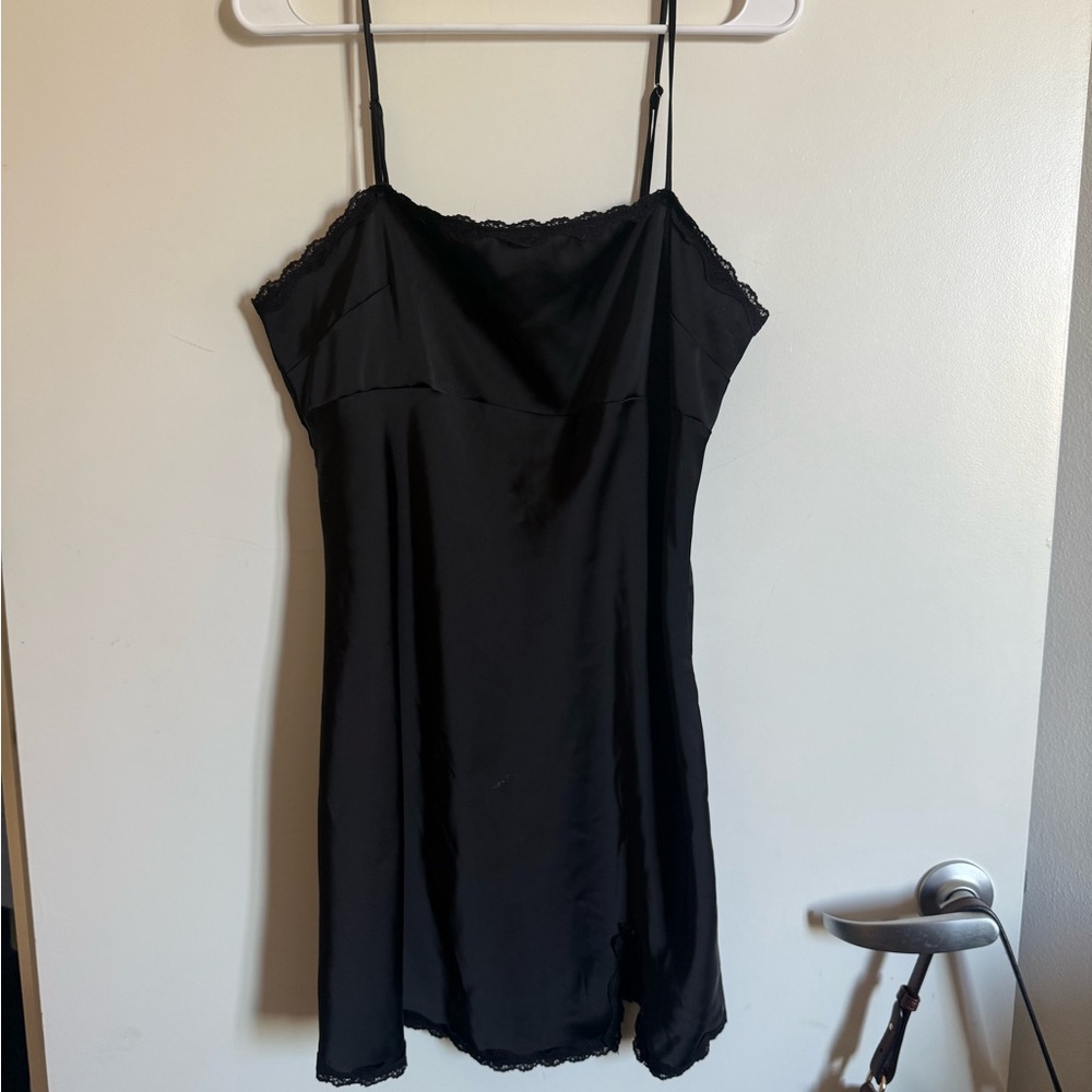 Urban Outfitters Black slip dress